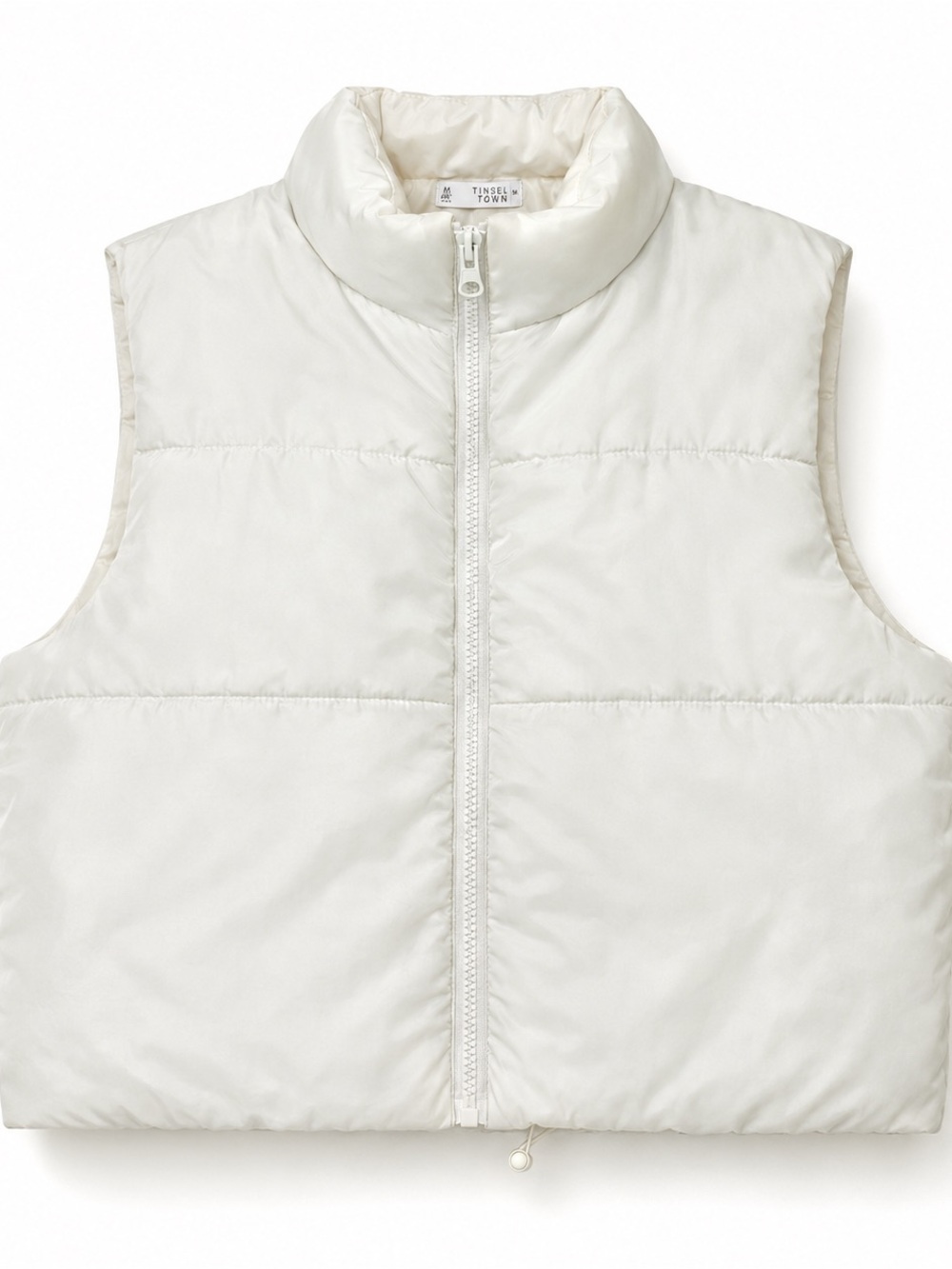 Tinsel Town Quilted Puffer Vest Size M